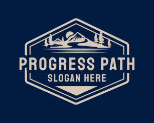 Mountain Path Adventure logo design