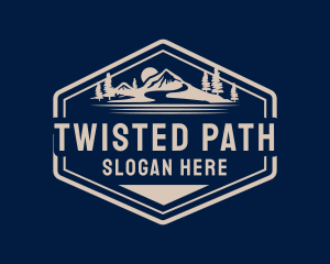 Mountain Path Adventure logo design