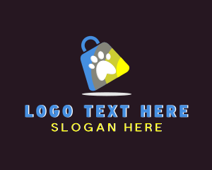 Shopping Bag - Pet Shop Shopping Bag logo design