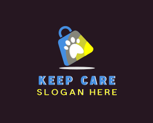 Vet Pet Bag logo design