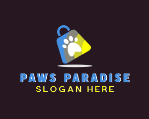 Vet Pet Bag logo design