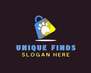 Merchandise - Pet Shop Shopping Bag logo design