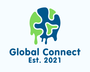 Earth Global Warming  logo design