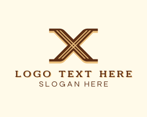 Floorboard - Wood Flooring Letter X logo design