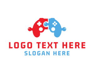 Gamer - Puzzle Game Controller logo design