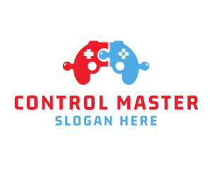 Controller - Puzzle Game Controller logo design