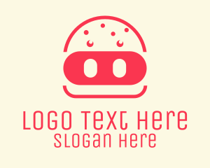 Burger Buns - Pork Burger Restaurant logo design