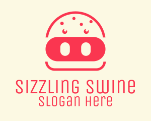 Pork - Pork Burger Restaurant logo design