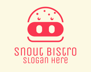 Pork Burger Restaurant  logo design