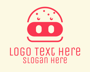 American Food - Pork Burger Restaurant logo design