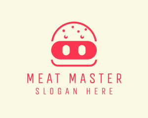 Pork Burger Restaurant  logo design