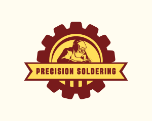 Soldering - Welder Steel Fabrication logo design