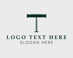 Notary - Financial Law Firm logo design