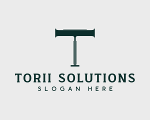 Consulting Firm Letter T logo design