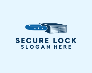 Lock - Garage Lock Storage logo design
