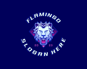Feline - Wild Lion Gaming logo design