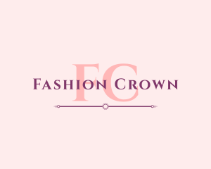 Feminine Fashion Apparel Signature logo design