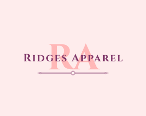 Feminine Fashion Apparel Signature logo design