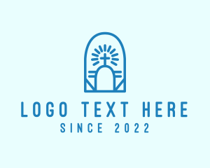 Mass - Christian Church Shrine logo design