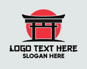 Asian - Asian Film Pagoda logo design