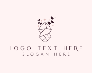 Quartz - Sparkle Diamond Gem logo design