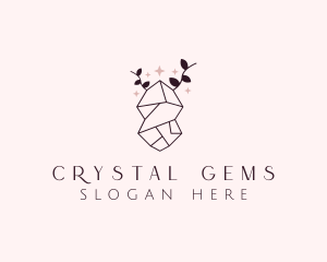 Sparkle Diamond Gem logo design