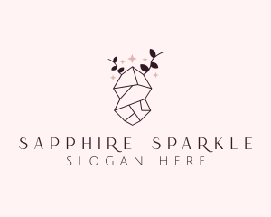 Sparkle Diamond Gem logo design