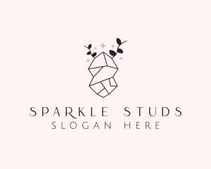 Sparkle Diamond Gem logo design