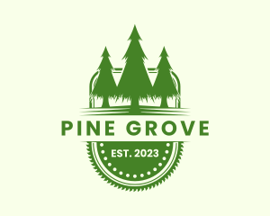 Pine - Lumber Pine Saw logo design