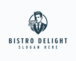 Gourmet Pizza Restaurant logo design