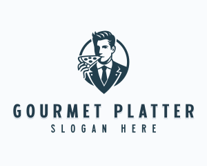 Gourmet Pizza Restaurant logo design