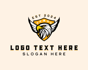 Military - Military Eagle Shield logo design