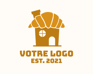 Croissant - Homemade Croissant Bread logo design