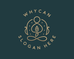 Yoga Meditation Wellness Logo
