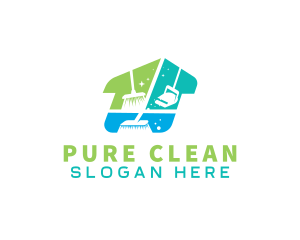 Housekeeping Cleaning Chores logo design