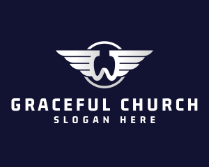Executive - Letter W Silver Wing logo design