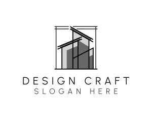 Architect - Architect Draft Perspective logo design