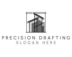 Architect Draft Perspective logo design