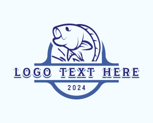 Ocean - Ocean Fish Seafood logo design