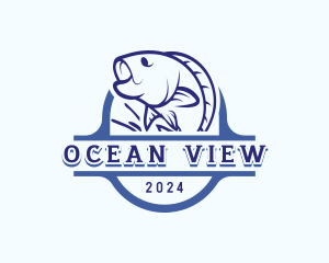 Ocean Fish Seafood logo design