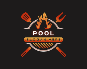 Grill Barbeque Chicken Logo