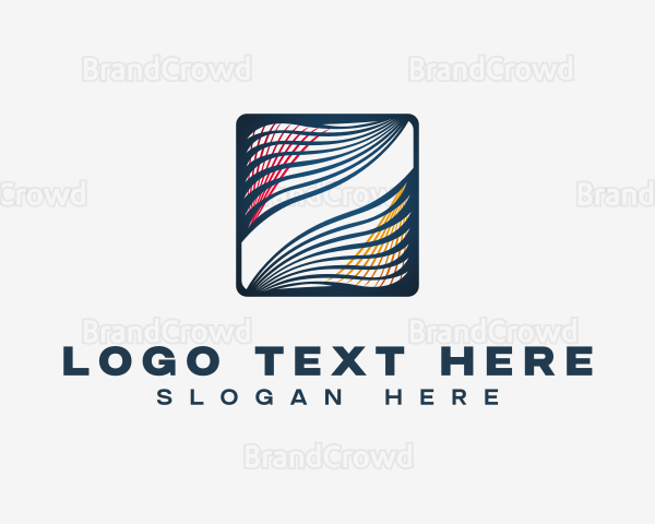 Abstract Business Waves Logo