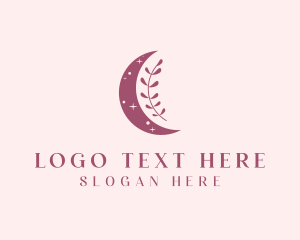 Boho - Crescent Floral Boutique logo design