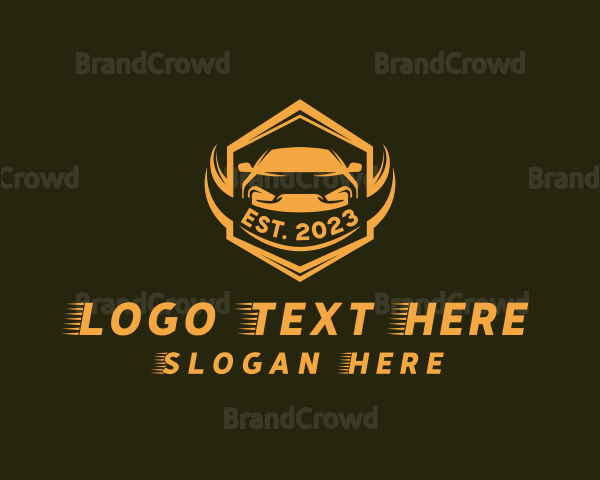 Hexagon Car Vehicle Logo