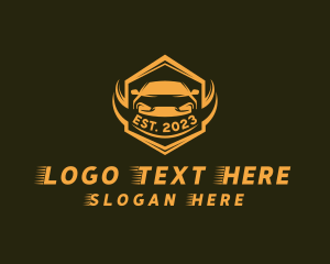 Car - Hexagon Car Vehicle logo design