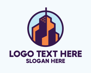 Urban - High Rise Building logo design