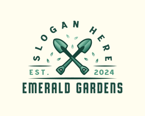 Shovel Garden Landscaping logo design