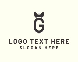 Letter G - Bomb Dart Letter G logo design