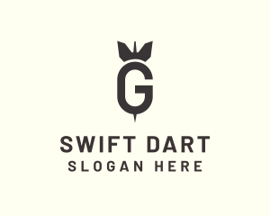 Dart - Bomb Dart Letter G logo design