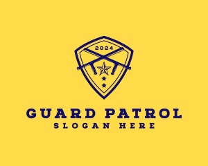 Patrol - Police Baton Shield logo design